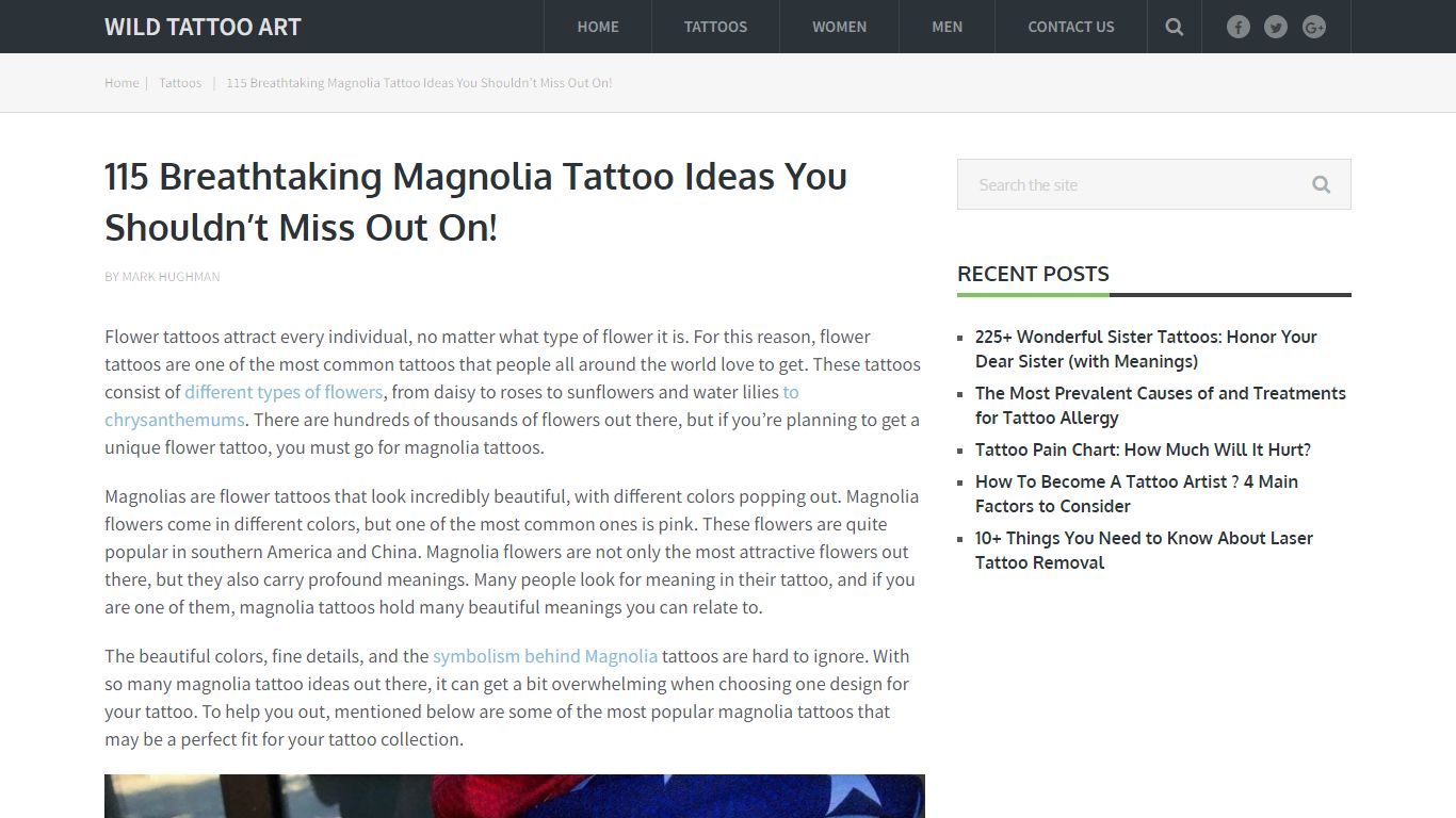 115 Breathtaking Magnolia Tattoo Ideas You Shouldn’t Miss Out On!