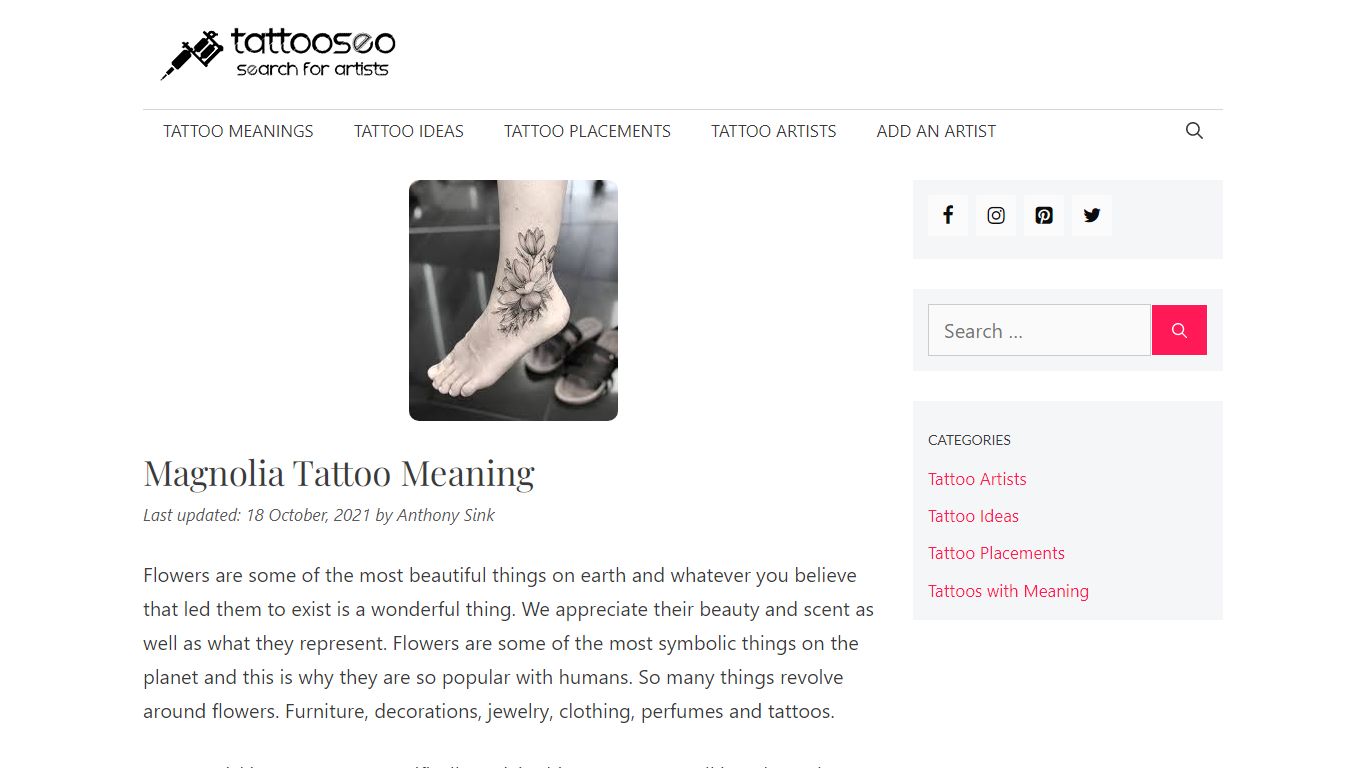 What Does Magnolia Tattoo Mean? | Represent Symbolism